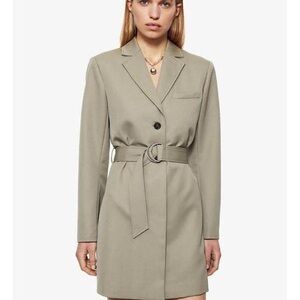 Anine Bing Campbell Dress Khaki